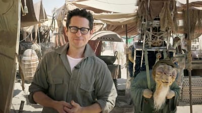 The Star Wars director J J Abrams in Abu Dhabi. AP Photo / Lucasfilm Ltd