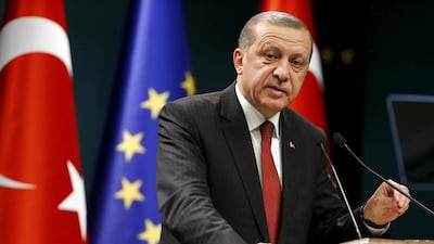 Turkey's President Tayyip Erdogan speaks during a news conference in Ankara, The escalating violence between Ankara and the Kurds plays directly into ISIL’s hands. Umit Bektas / Reuters