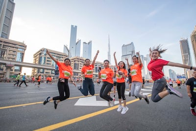 Experts suggest surrounding yourself with the right people to achieve your fitness goals. Ruel Pableo for The National