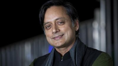 Indian politician and novelist Shashi Tharoor. (David Levenson / Getty Images)