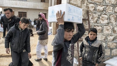 A group of British Conservative MPs earlier said foreign aid spending cuts would have devastating consequences in countries such as Syria. Getty