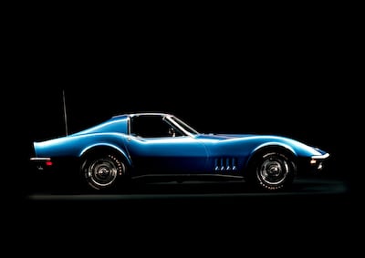 A 1968 Chevrolet Corvette Stingray