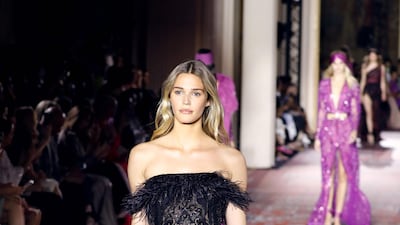  Zuhair Murad Fall-Winter 2019/2020 Haute Couture collection. AFP