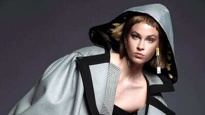 A Little Red Riding Hood-style cape, in the Predation collection by Hussein Bazaza. Courtesy Hussein Bazaza