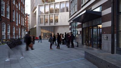 London School of Economics and Political Science Under Construction London, United Kingdom. Photo courtesy of Grafton Architects