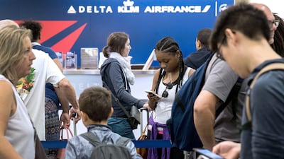 Delta’s IT system outage this month affected hundreds of thousands of passengers over four days. Drew Angerer / AFP