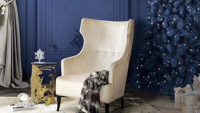 Paint an accent wall blue. Photo: Brabbu Design Forces