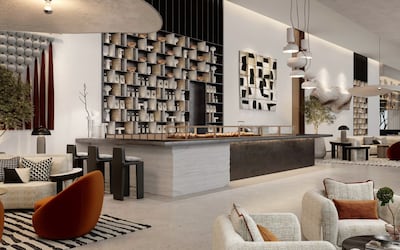 Stage2 serves coffee from the centre of Vida Aljada’s communal lobby. Photo: Vida Aljada