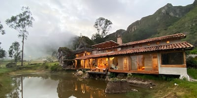 La Casa de las Rocas in Susudel, Ecuador, won the Integration into the Natural Site category. Photo: Department of Culture and Tourism - Abu Dhabi