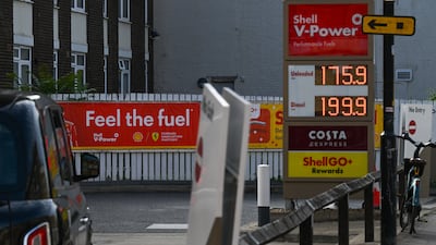 Oil prices, seen here at a Shell petrol station in London, continue to trade higher amid Middle East geopolitical tensions. Bloomberg