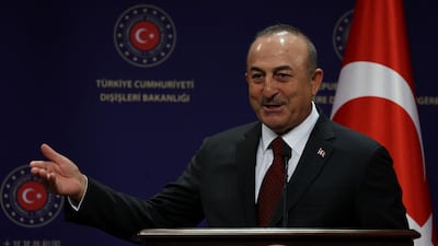 Turkish Foreign Minister Mevlut Cavusoglu expects to meet his Syrian counterpart Faisal Mekdad in Moscow in the second half of January. AFP