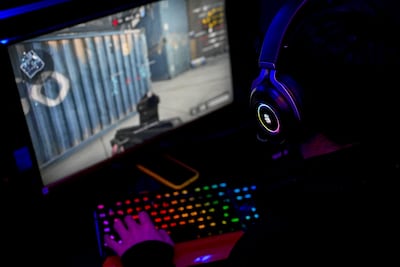 Gamers in Kazan, Russia. AFP