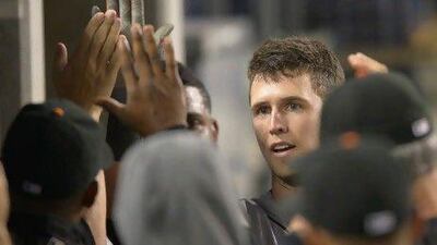 San Francisco Giants' Buster Posey.