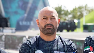 Cristiano Jimenez, 46, is the leader of Chile's Black Wolf Swat team.