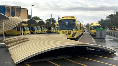 Readers praise the decision by Adec to keep schools closed yesterday. Brian Kerrigan / The National