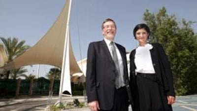 David Cash, left, the international development director of BDP, and Nadine Nackasha, who previously managed SYNA and is now a director of BDP, are seeking new projects in the capital.