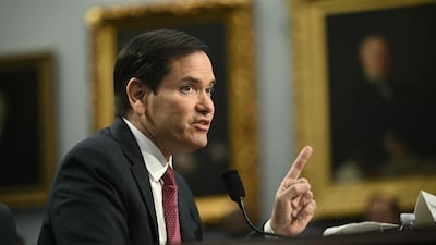 US Secretary of State Marco Rubio. AFP