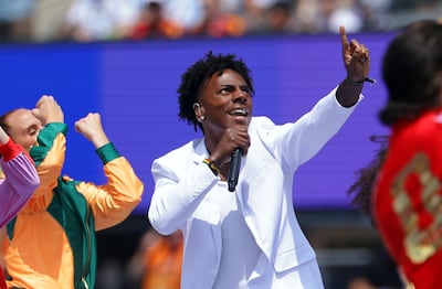 IShowSpeed brought the pre-game show’s strongest burst of energy. EPA