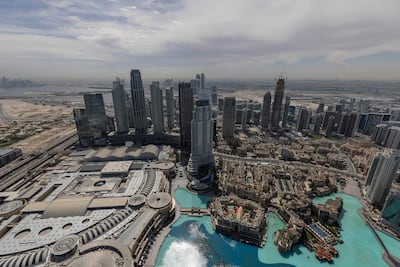 Dubai's skyline seen from Burj Khalifa. Antonie Robertson/The National
