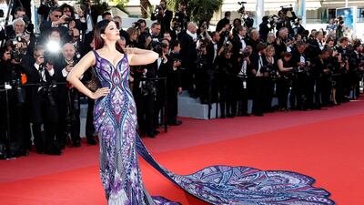This is the 17th Cannes festival the star has attended. EPA