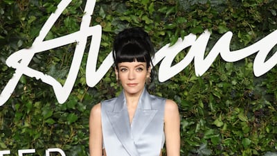 British singer Lily Allen arrives. EPA