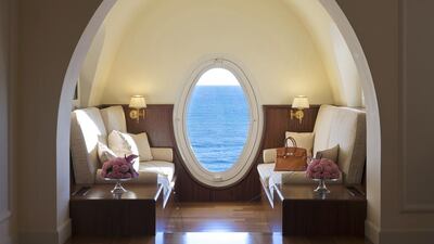 Above, the Grace Kelly suite at Carlton Intercontinental Hotel. Courtesy InterContinental Hotels Group