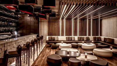 The bar at Boa Steakhouse at Eastern Mangroves Promenade. Courtesy Boa Steakhouse