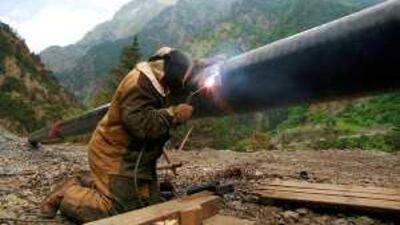 Thus far Gazprom only sells gas at home but it hopes to expand its reach across the world.