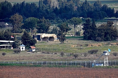 The border fence between the Israeli-annexed Golan Heights and the Syrian governorate of Quneitra. AFP