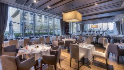 Fans of seafood and Italian fare might want to try Roberto’s brunch in Dubai’s International Financial Centre. The meal gets off to a generous start with a frutti di mare platter comprising oysters, shrimp, crab and lobster tails. This is followed by a selection of starters to share, the best of which were the Burratina cheese with tomato and fresh basil, braised veal with tuna and capers and a beef carpaccio with Parmesan shavings. Courtesy Roberto’s