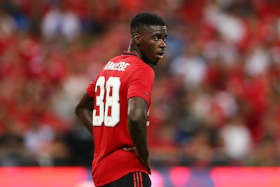 Axel Tuanzebe put in an impressive shift for Manchester United against Inter Milan. Getty