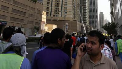 The Westin Dubai hotel said in a tweet that it is welcoming anyone affected by the fire.