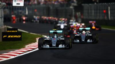 Nico Rosberg of Germany has shown lately that he has the pace to challenge his Mercedes teammate Lewis Hamilton of Great Britain. Clive Mason / Getty Images