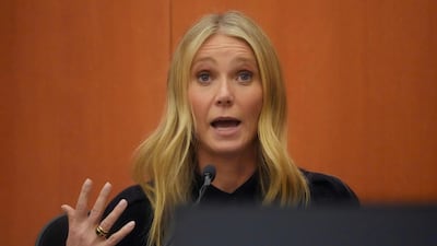 US actress Gwyneth Paltrow gives evidence during the trial in Park City, Utah. AFP