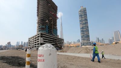 Damac Properties' Paramount Hotel project in the Business Bay area of Dubai. Christopher Pike / The National