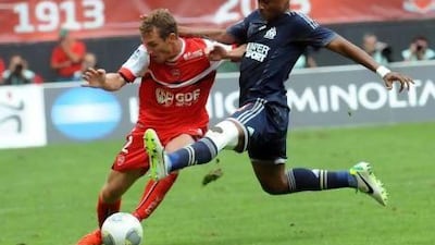 Players such as Andre Ayew, right, have helped Marseille to an excellent start to the season.