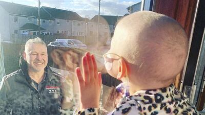 'We took the decision as a family to isolate at home with myself in the week prior to lockdown to protect Mila, who has acute lymphoblastic leukaemia.' Lynda Sneddon/NPG