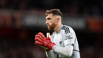 ARSENAL RATINGS: Matt Turner - 6, Didn’t have much to do but looked comfortable whenever he was required, getting down well to deal with Xavi Simons’ shot. Did well to stop Noni Madueke’s deflected shot from going out for a corner. Getty