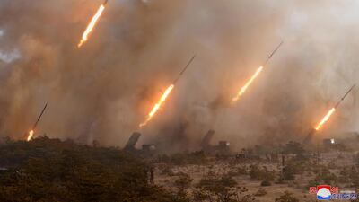 Missiles are seen in this undated picture released by North Korea's Korean Central News Agency. Reuters