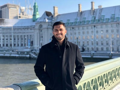 UAE resident Karan Gurnani, who has been investing in the stock market for a few years. The retail investor who is in his mid-20s learned investing by reading books, annual reports and financial statements of companies he was interested in. Photo: Courtesy Karan Gurnani