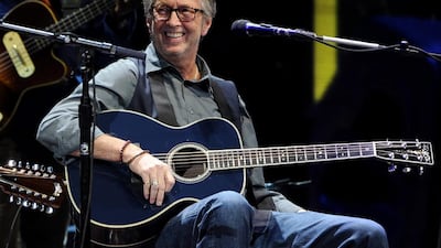 Eric Clapton will go on a US concert tour in September. AP