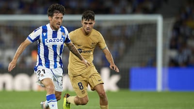 Pedri 9. Led counter attacks, his speed a danger. Beautiful ball to Gavi on 44, but his drive and ability to control the game – and his opposite David Silva must also be credited for doing the same – showed why he’s so highly rated. Getty Images