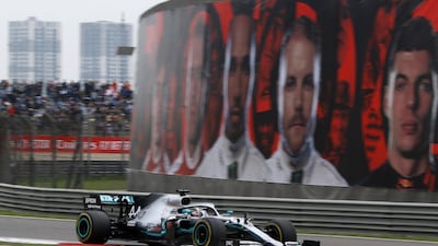 Lewis Hamilton on his way to victory in the 2019 Chinese Grand Prix in Shanghai. Reuters