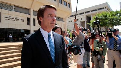 Former presidential candidate John Edwards was charged with using nearly $1 million in funds from his 2008 presidential campaign to help cover up an extramarital affair. He was acquitted of one charge, and the jury deadlocked on the others. AP