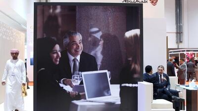 The Gulf International Business Travel and Meetings event opened at Abu Dhabi National Exhibition Centre on March 24, 2014, which features 300 exhibitors from the conference industry. Fatima Al Marzooqi / The National