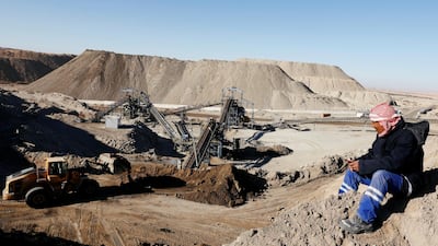 A phosphate production plant in Mdhilla, Tunisia. The North African state agreed a loan programme the IMF in 2016. Reuters