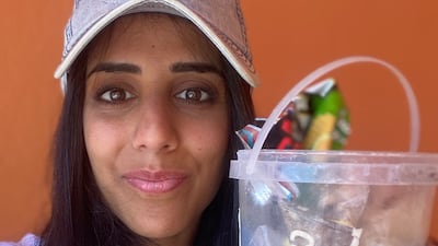 Sustainability advocates in the UAE, including Zeina Alhashmi, pictured, promote a zero-waste lifestyle as a way for individuals to contribute to climate solutions. Photo: Zeina Alhashmi