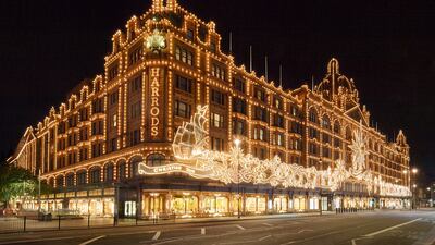 Harrods by night. Adrien Dirand