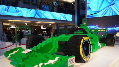 Proceeds from the record build went towards Ehsan - Saudi Arabia's national platform for charity work. Courtesy Saudi Arabian Grand Prix