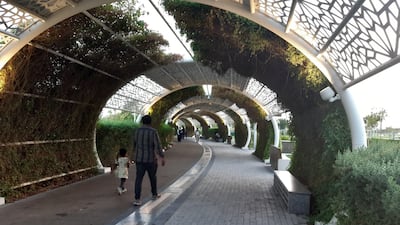 Umm Al Seneem Park opened in November, a few weeks before the start of the 2022 Fifa World Cup. Photo: Ankita Dwivedi